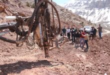 گزارش تصویری بازدید رئیس  و دانشجویان کارشناسی ارشد معدن ، نفت و ژئوفیزیک ازمعدن بوکسیت تاش 